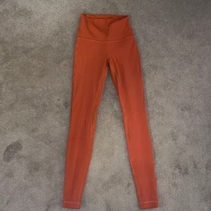 Lululemon leggings size 2 orange